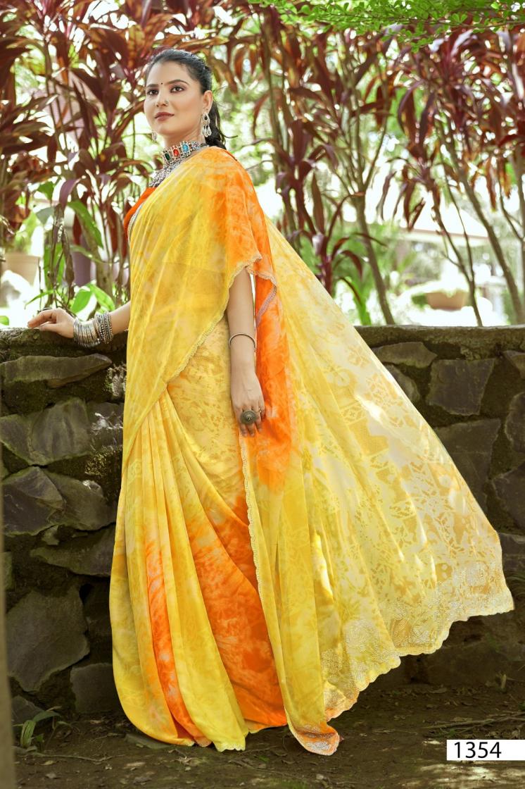 sona vol 6 by vallabhi prints 1351-1356 series georgette sarees 
