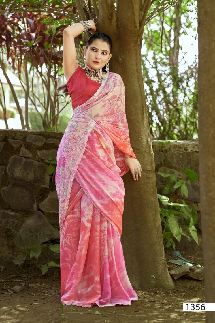 sona vol 6 by vallabhi prints 1351-1356 series georgette sarees 