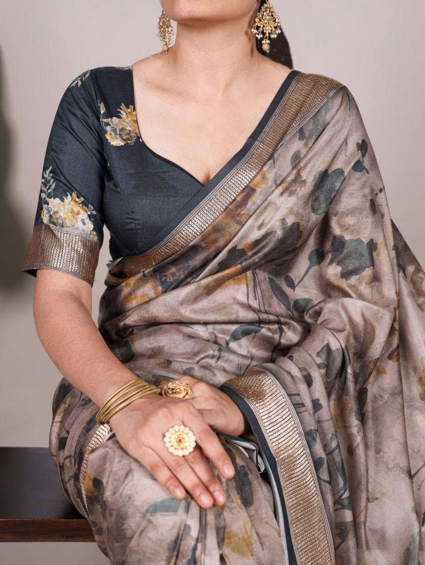 YNF7015 UNIQUE COLOURS TUSSAR SILK BEST SAREE ONLINE 