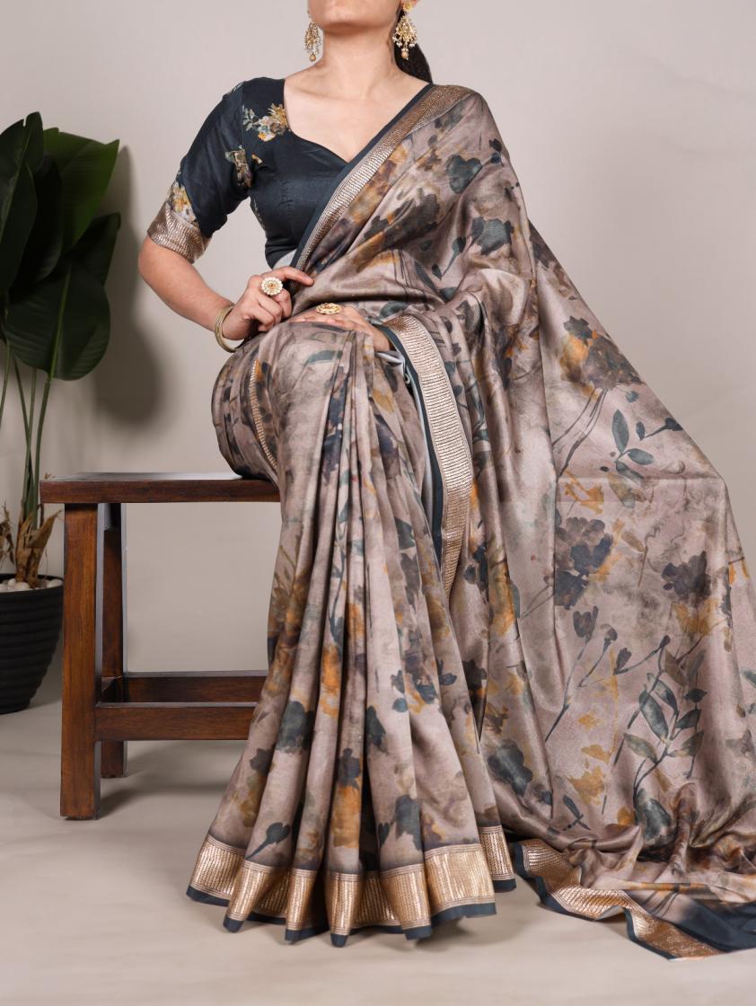 YNF7015 UNIQUE COLOURS TUSSAR SILK BEST SAREE ONLINE 