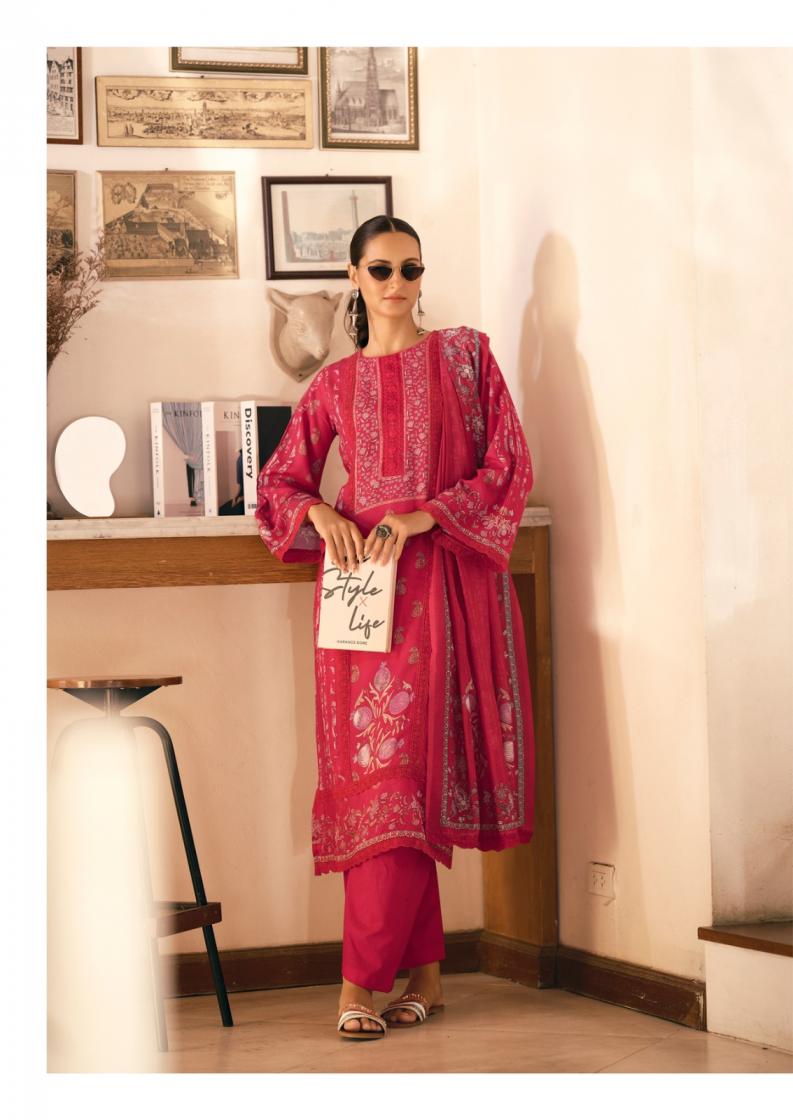 THE HERMITAGE SHOP BAGH EDITION VOL 3 LAWN FULL STITCH PAKISTANI PLUS SIZE 3PCS DRESS