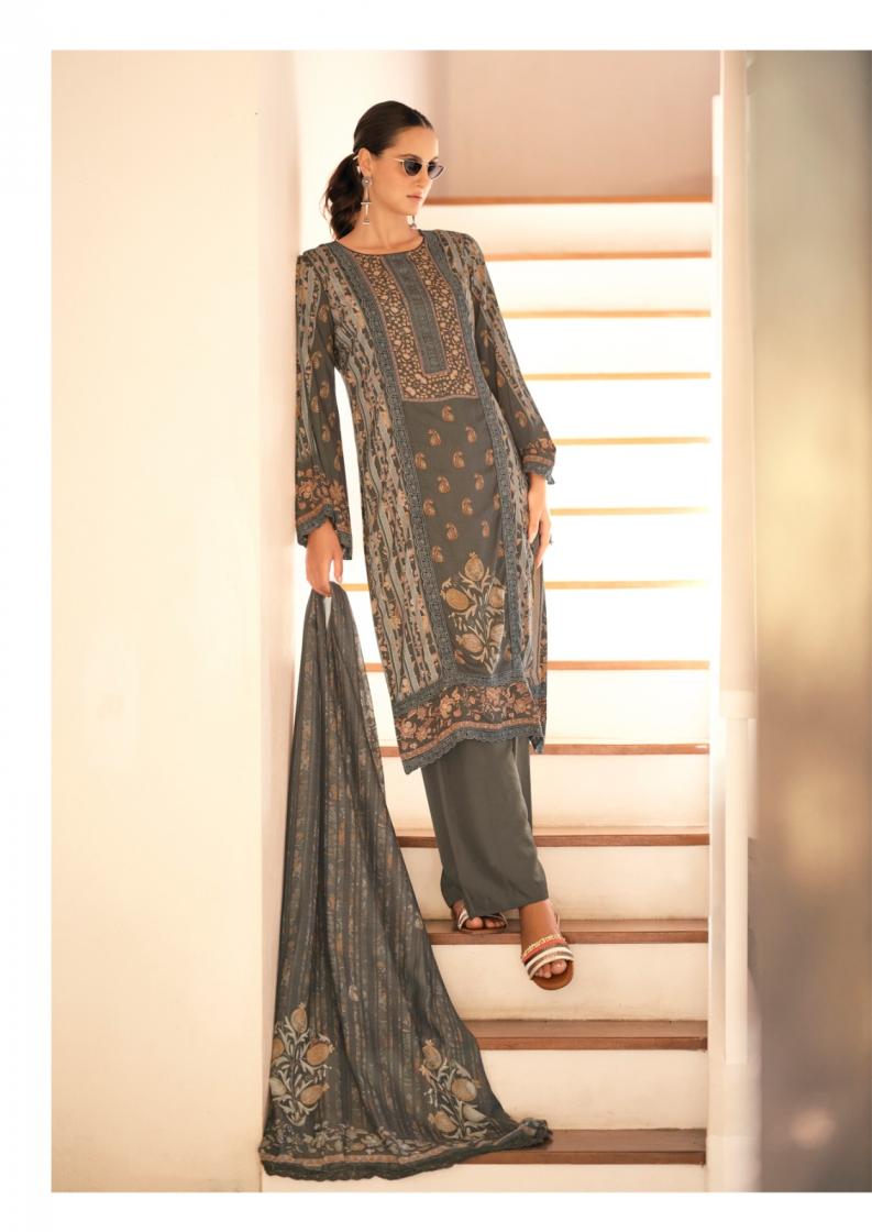 THE HERMITAGE SHOP BAGH EDITION VOL 3 LAWN FULL STITCH PAKISTANI PLUS SIZE 3PCS DRESS