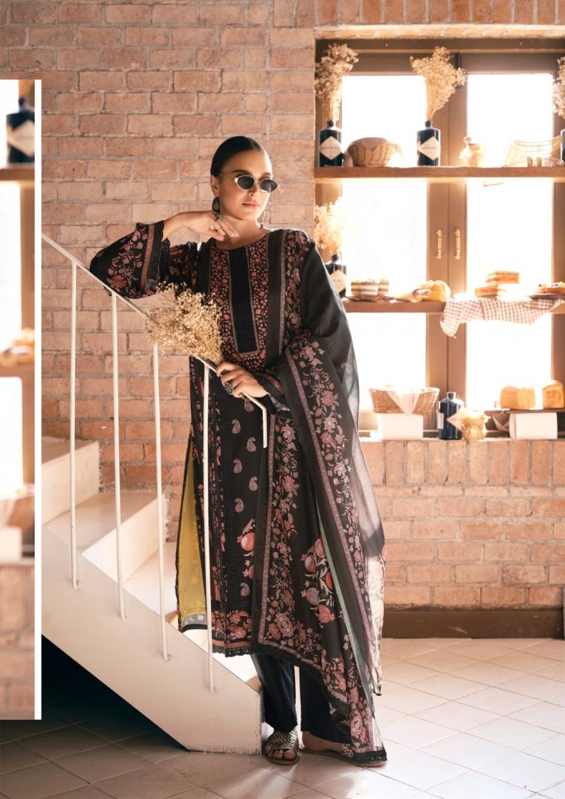 THE HERMITAGE SHOP BAGH EDITION VOL 3 LAWN FULL STITCH PAKISTANI PLUS SIZE 3PCS DRESS