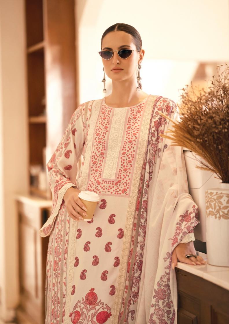 THE HERMITAGE SHOP BAGH EDITION VOL 3 LAWN FULL STITCH PAKISTANI PLUS SIZE 3PCS DRESS