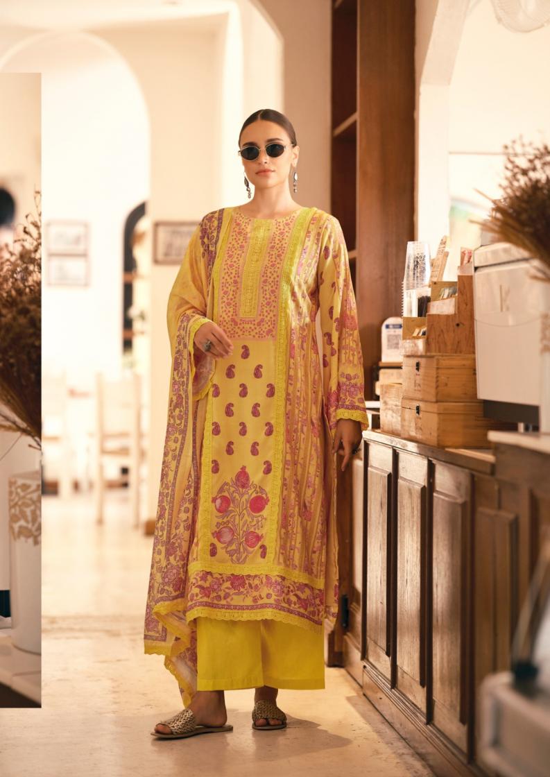 THE HERMITAGE SHOP BAGH EDITION VOL 3 LAWN FULL STITCH PAKISTANI PLUS SIZE 3PCS DRESS