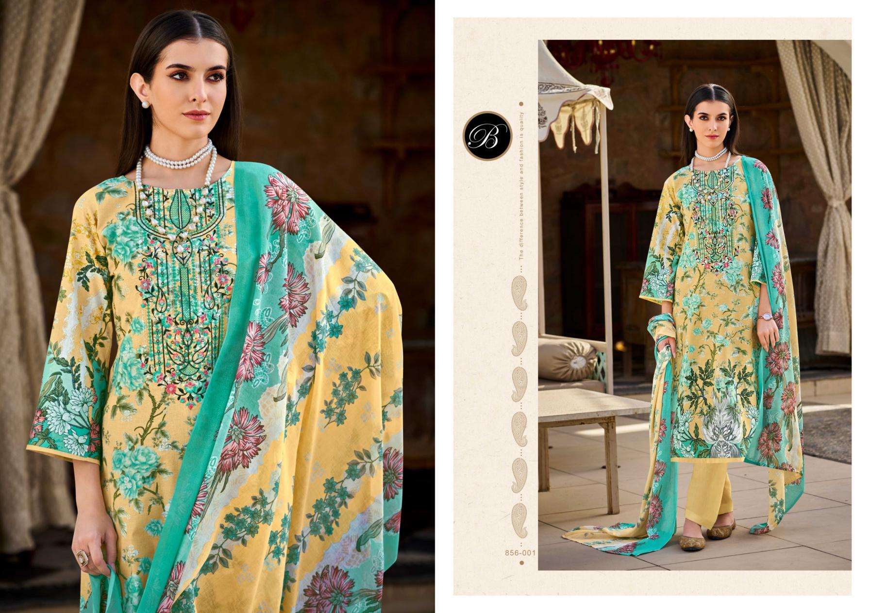NAIRA VOL 110 BY BELLIZA DESIGNER FULLY STITCH BIG SIZE MODERN PAKISTANI SUITS 