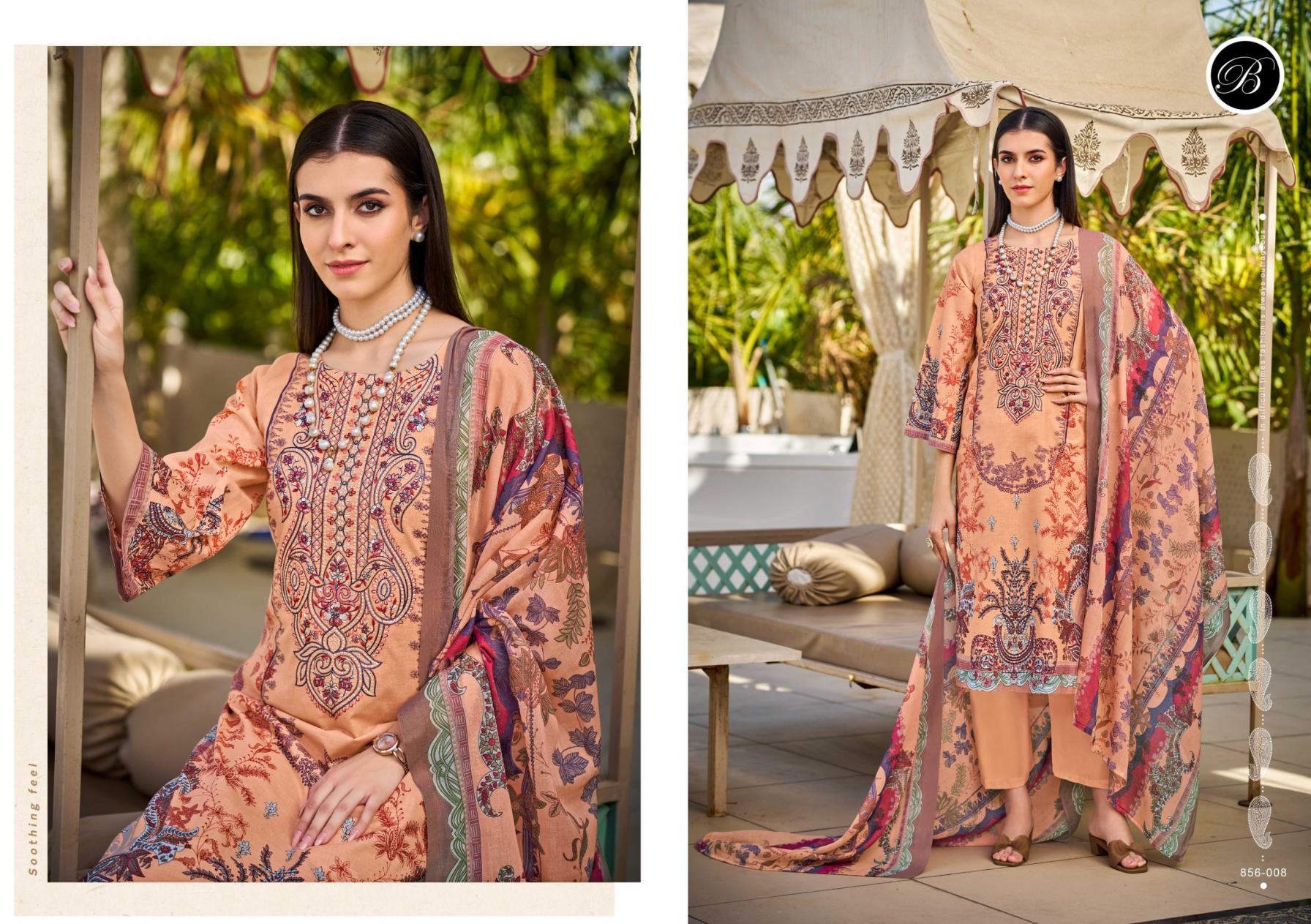 NAIRA VOL 110 BY BELLIZA DESIGNER FULLY STITCH BIG SIZE MODERN PAKISTANI SUITS 