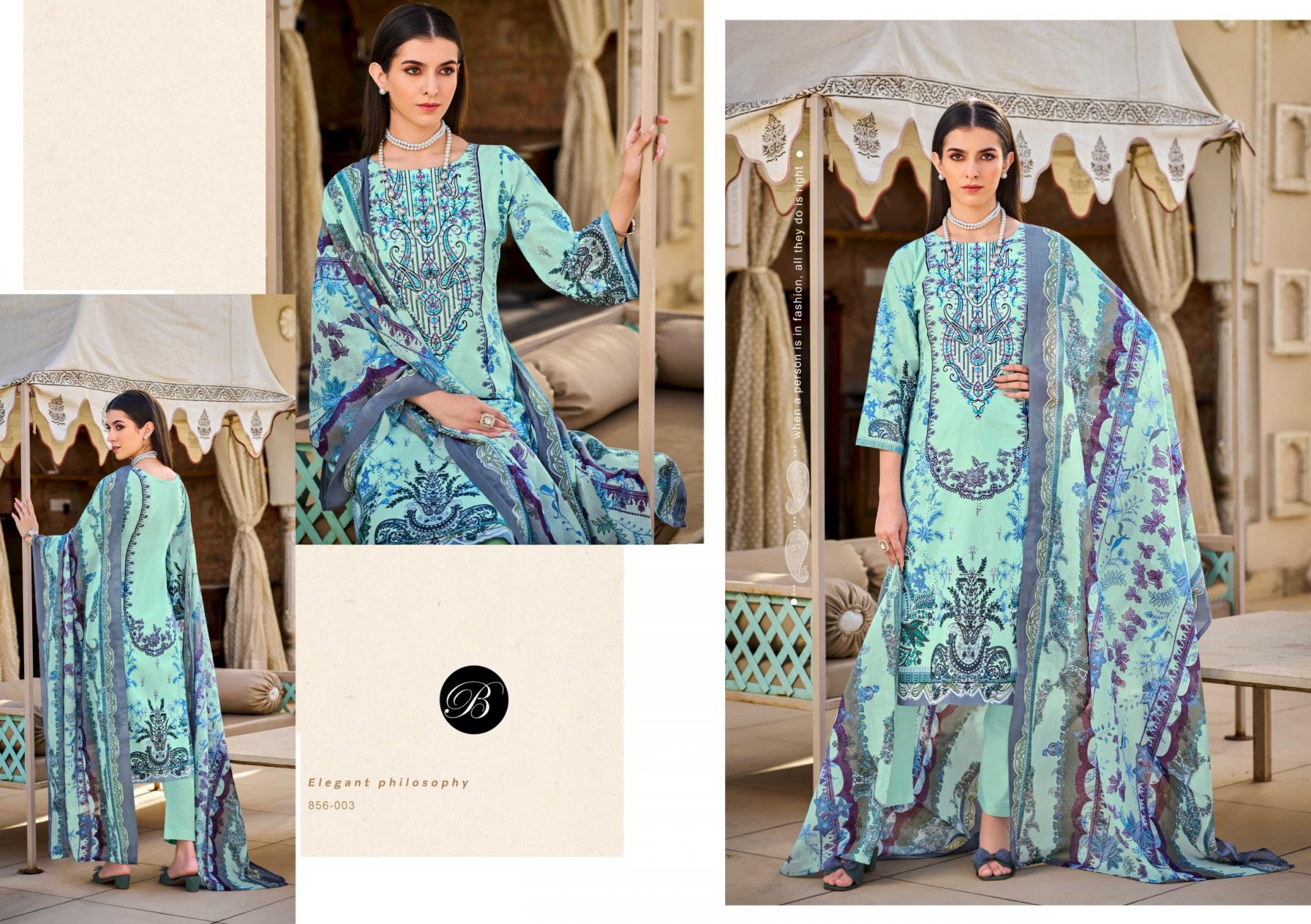 NAIRA VOL 110 BY BELLIZA DESIGNER FULLY STITCH BIG SIZE MODERN PAKISTANI SUITS 
