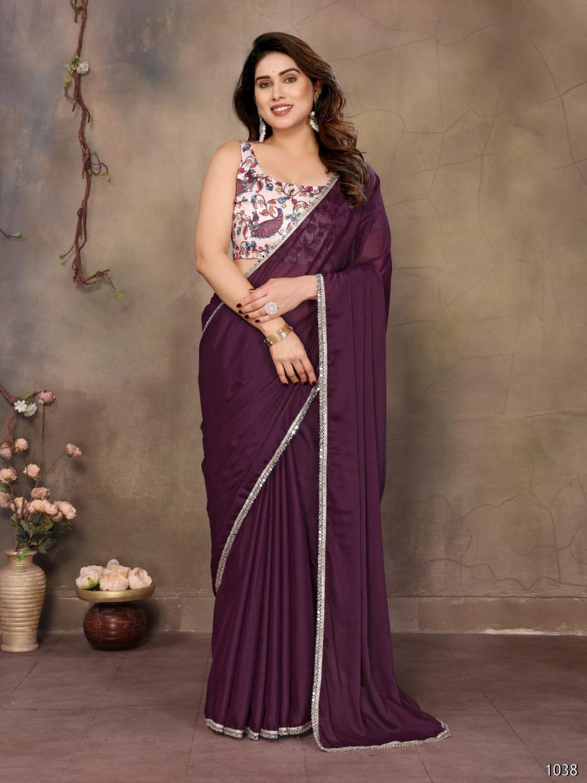 DURGA VOL 4 GEORGETTE UNIQUE BANGLORY PRINT SAREES ONLINE