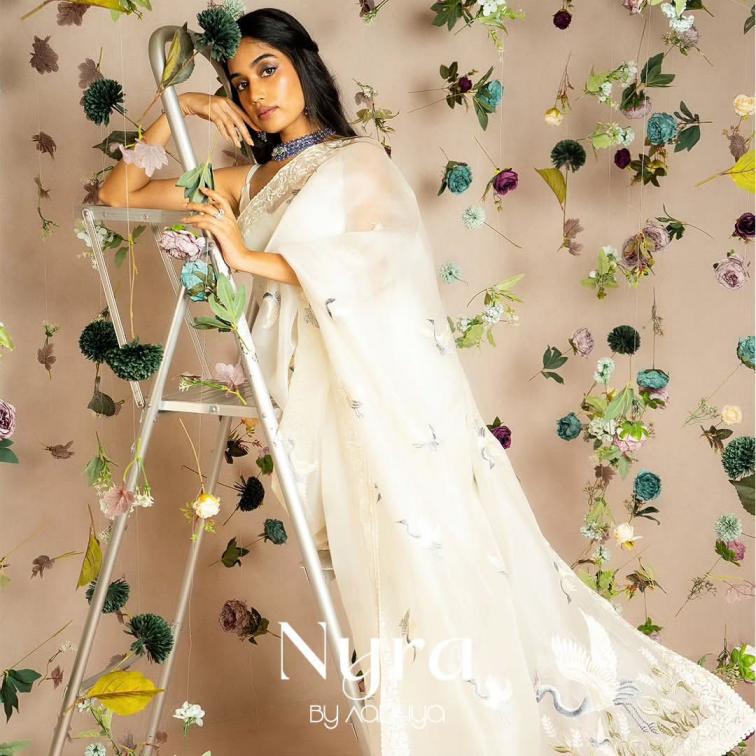 KC 2046 TEBBY SILK THREAD WORK FASHIONBALE SAREE EXPORTS 