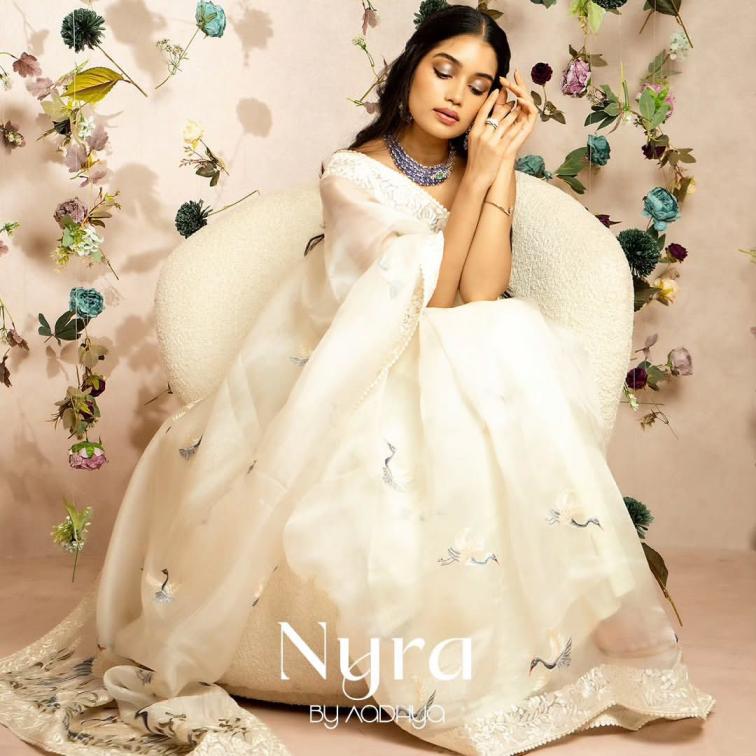 KC 2046 TEBBY SILK THREAD WORK FASHIONBALE SAREE EXPORTS 