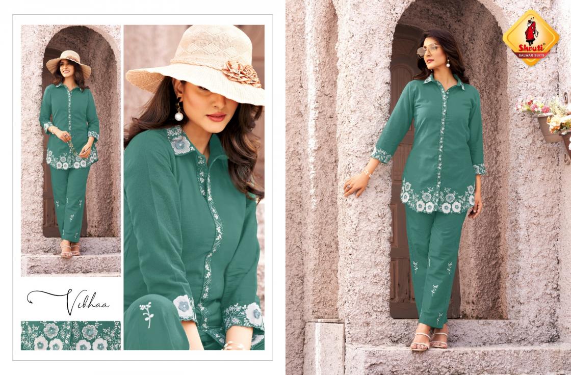 SHRUTI SUITS ONCE MORE VOL 6 STYLISH COTTON VISCOSE FLEX FULL STITCH  PLUS SIZE CO-ORD SETS 