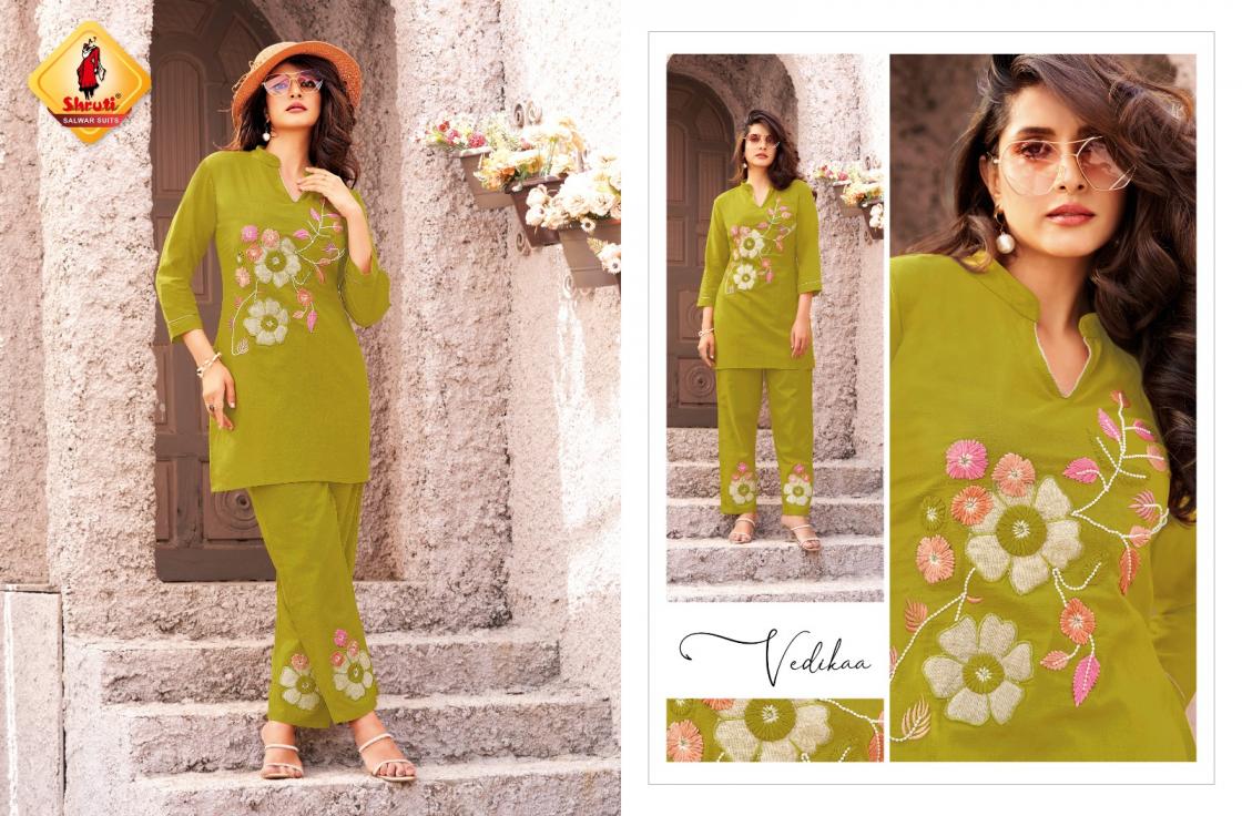 SHRUTI SUITS ONCE MORE VOL 6 STYLISH COTTON VISCOSE FLEX FULL STITCH  PLUS SIZE CO-ORD SETS 