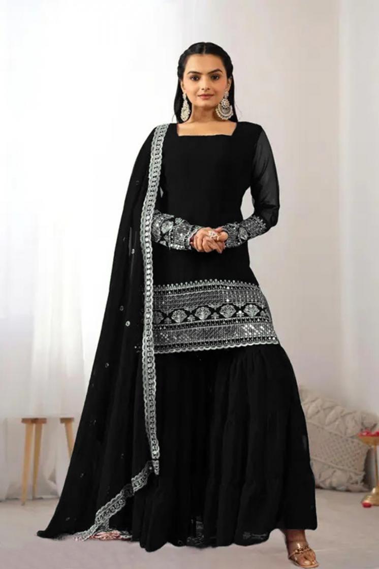 PR 9STAR FASHION FLORABEL VOL-3 HEAVY FOX GEORGETTE WITH EMBRODERY SEQUENCE  WORK FANCY DESIGNER SUITS