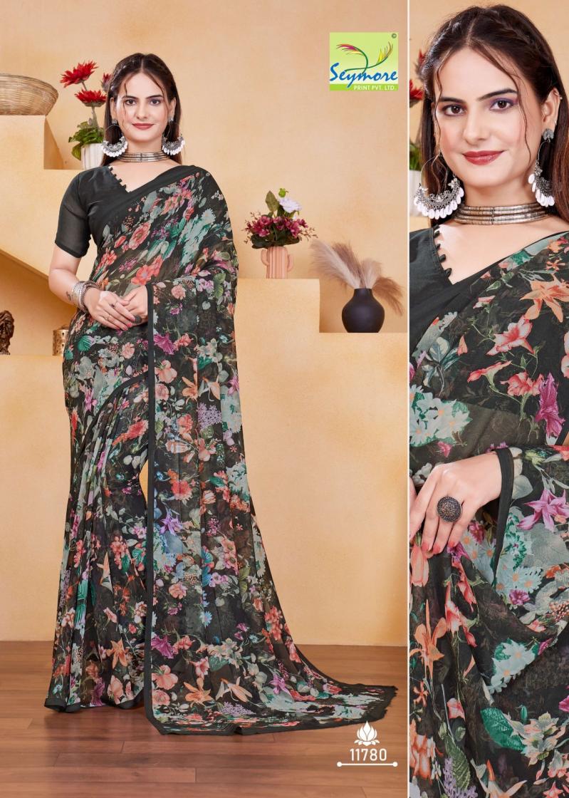 CHAMPA VOL 14 BY SEYMORE PRINT GEORGETTE NEW DESIGN SAREE 2025