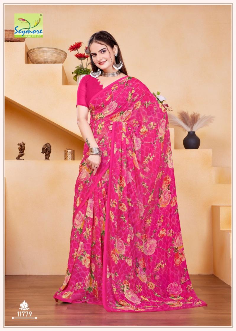 CHAMPA VOL 14 BY SEYMORE PRINT GEORGETTE NEW DESIGN SAREE 2025