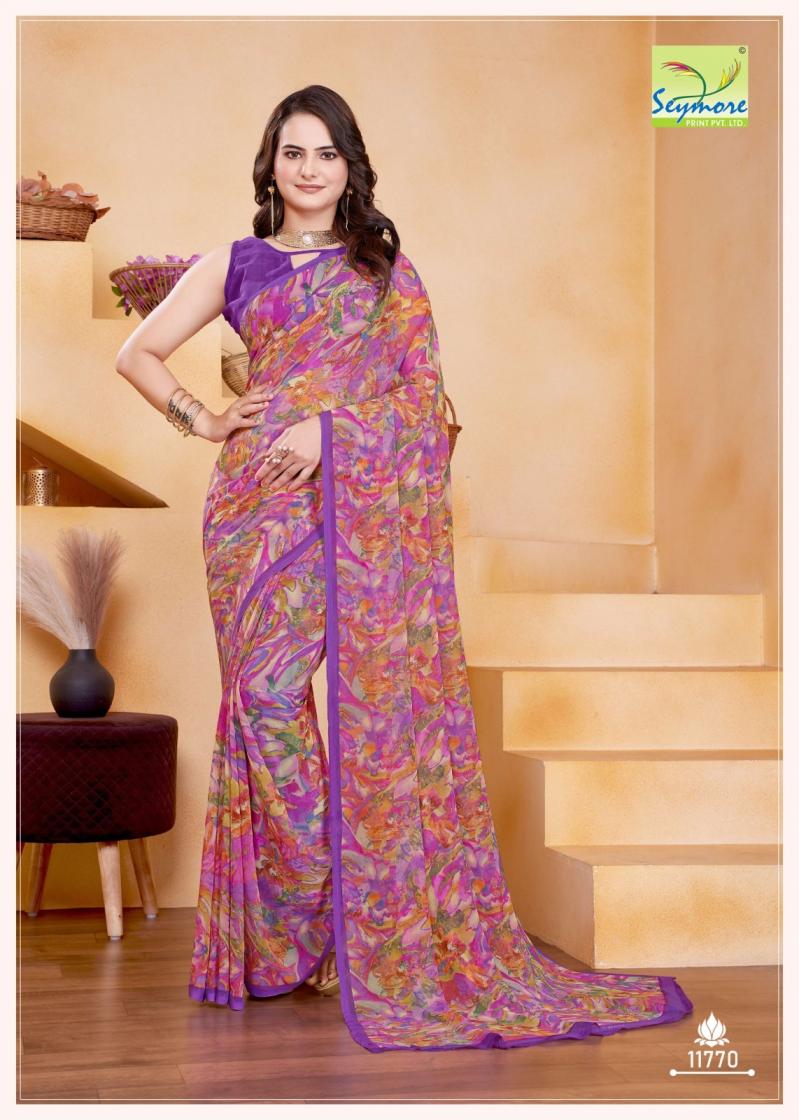CHAMPA VOL 14 BY SEYMORE PRINT GEORGETTE NEW DESIGN SAREE 2025