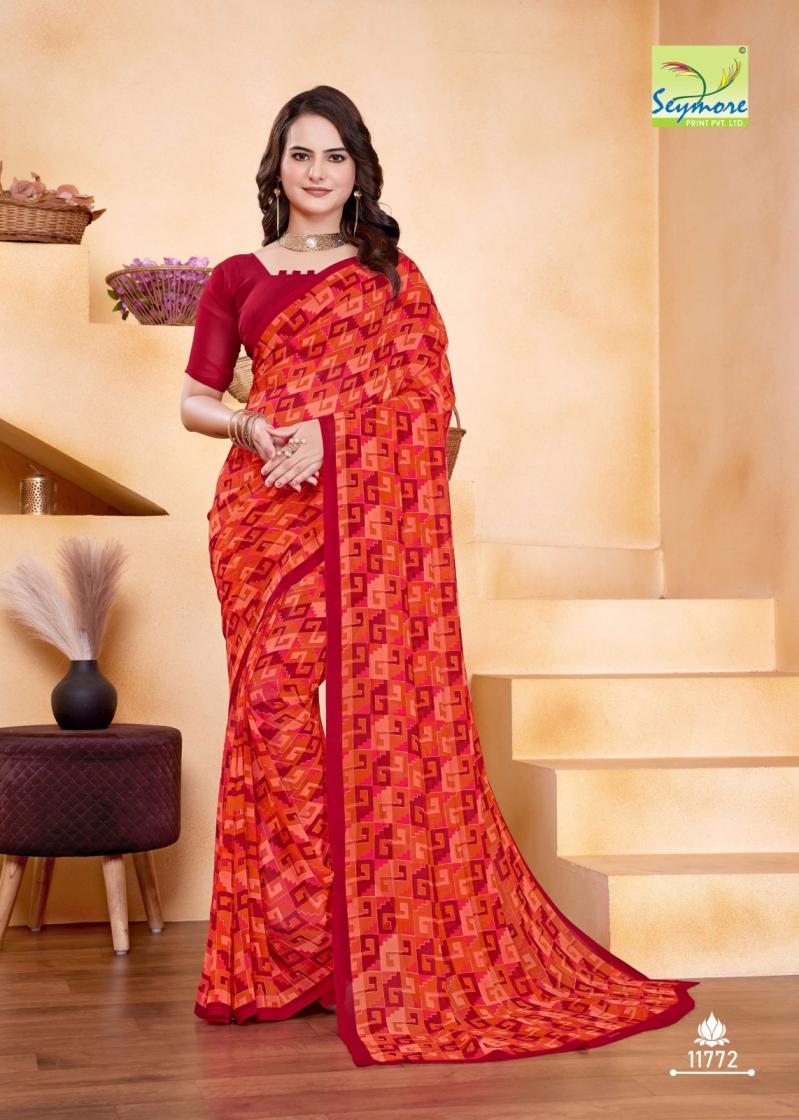 CHAMPA VOL 14 BY SEYMORE PRINT GEORGETTE NEW DESIGN SAREE 2025