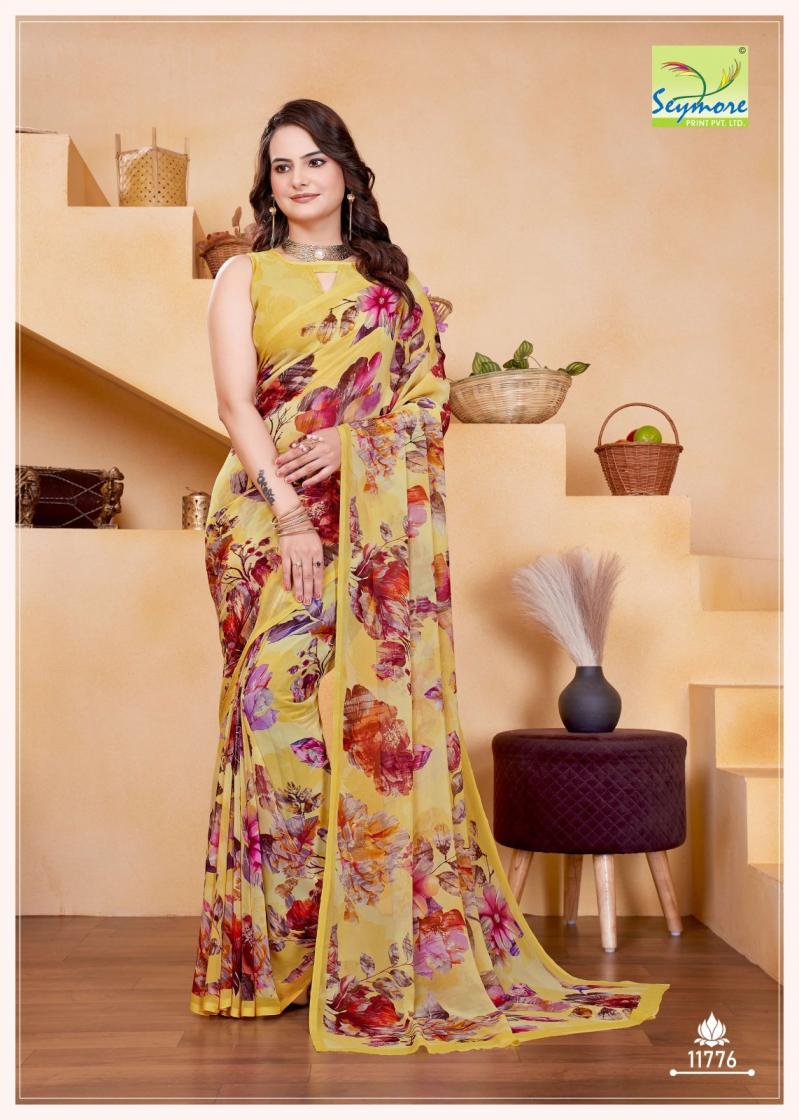 CHAMPA VOL 14 BY SEYMORE PRINT GEORGETTE NEW DESIGN SAREE 2025