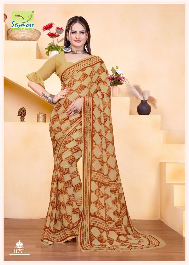 CHAMPA VOL 14 BY SEYMORE PRINT GEORGETTE NEW DESIGN SAREE 2025