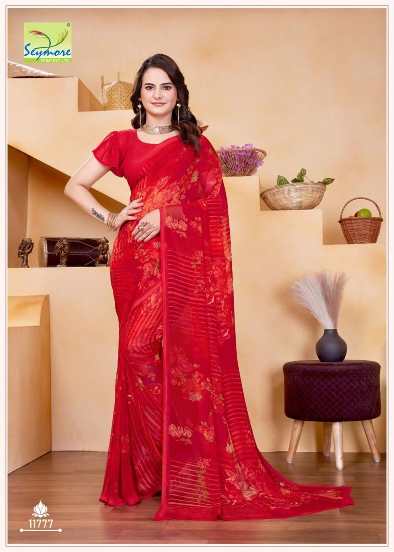 CHAMPA VOL 14 BY SEYMORE PRINT GEORGETTE NEW DESIGN SAREE 2025