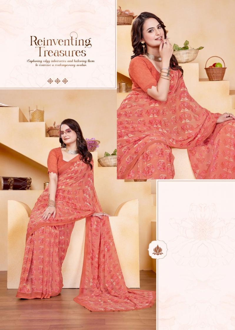 CHAMPA VOL 14 BY SEYMORE PRINT GEORGETTE NEW DESIGN SAREE 2025