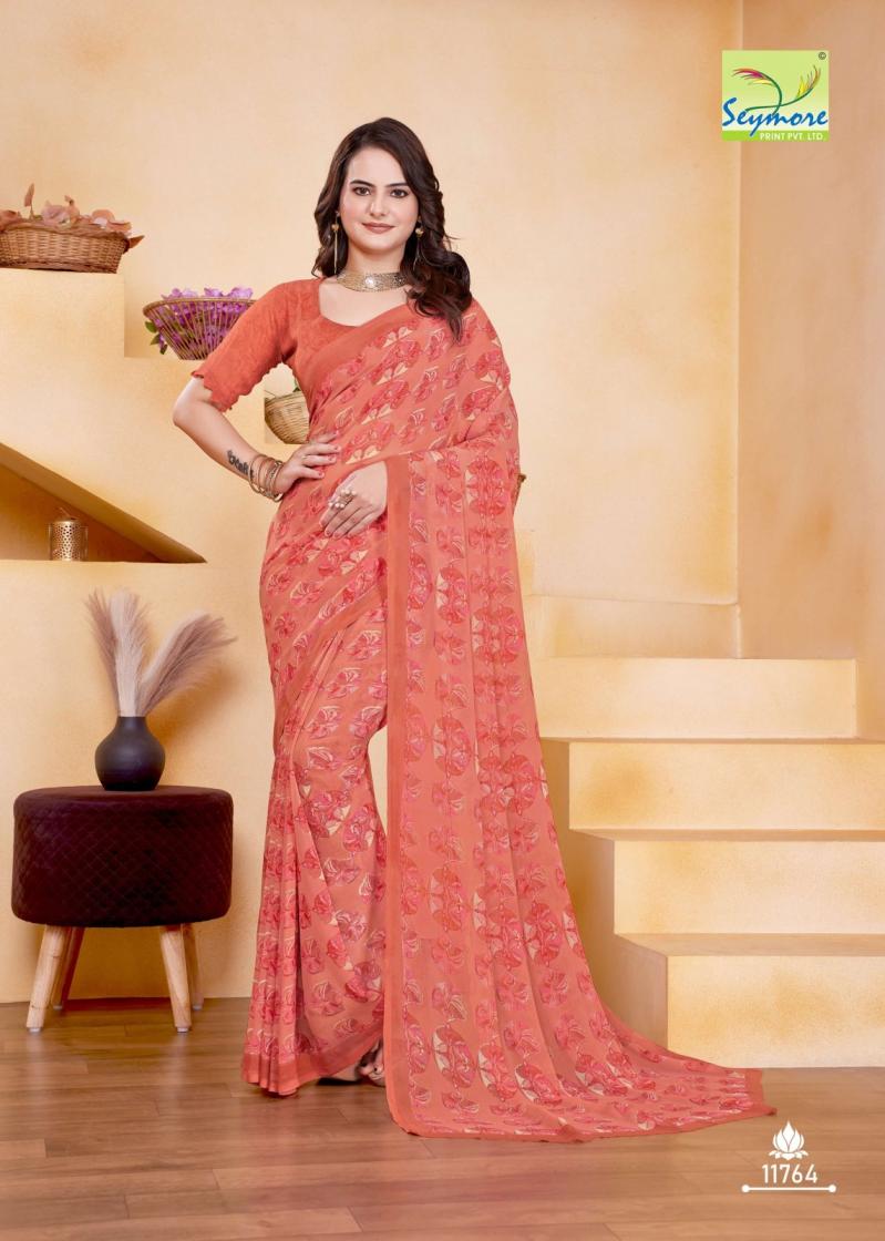 CHAMPA VOL 14 BY SEYMORE PRINT GEORGETTE NEW DESIGN SAREE 2025
