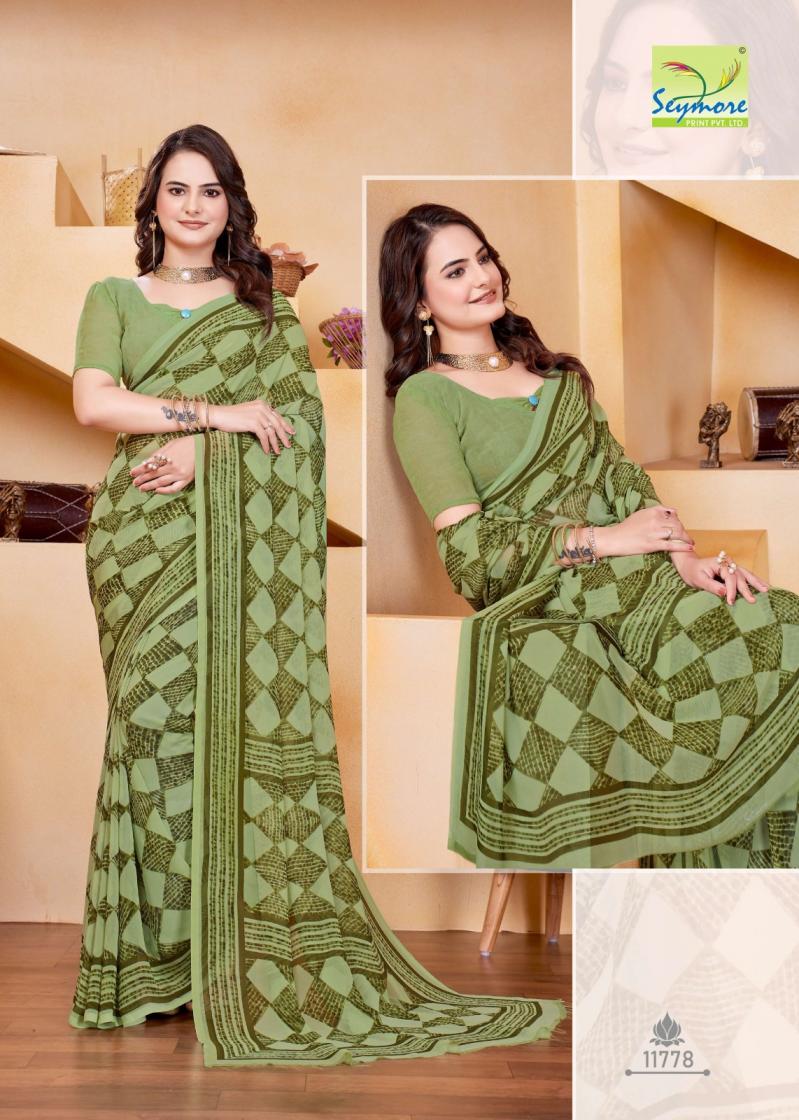 CHAMPA VOL 14 BY SEYMORE PRINT GEORGETTE NEW DESIGN SAREE 2025