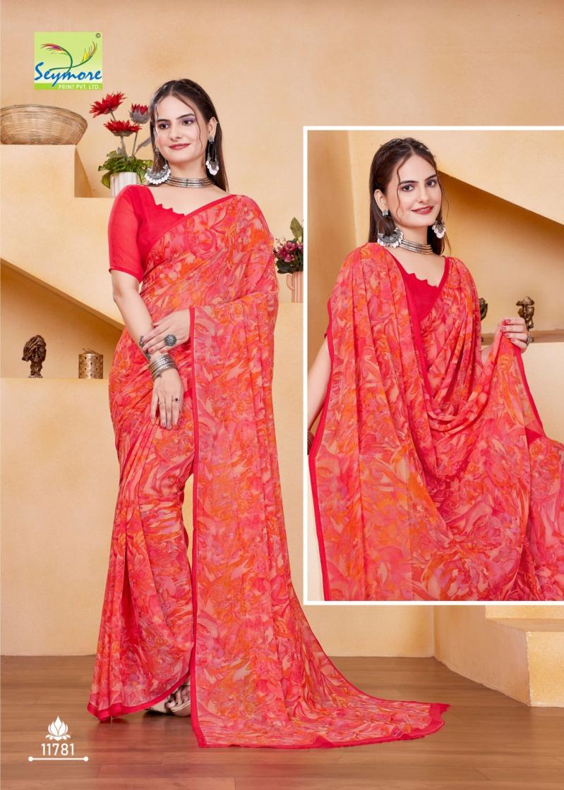 CHAMPA VOL 14 BY SEYMORE PRINT GEORGETTE NEW DESIGN SAREE 2025