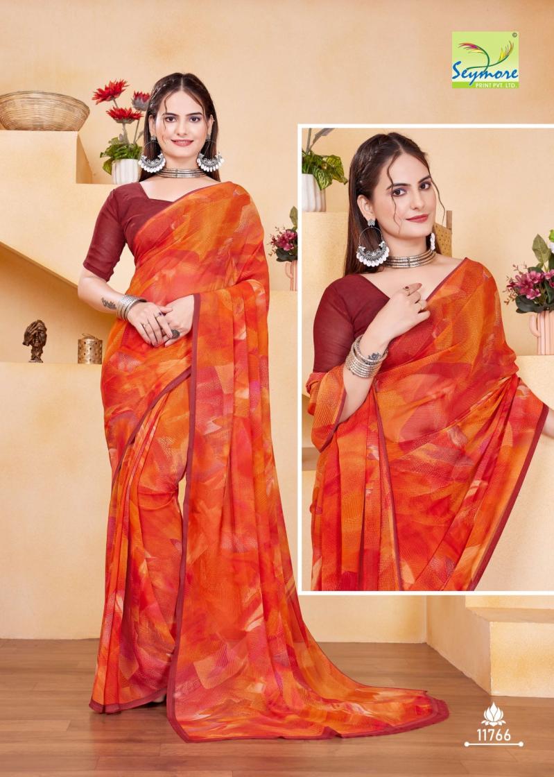 CHAMPA VOL 14 BY SEYMORE PRINT GEORGETTE NEW DESIGN SAREE 2025