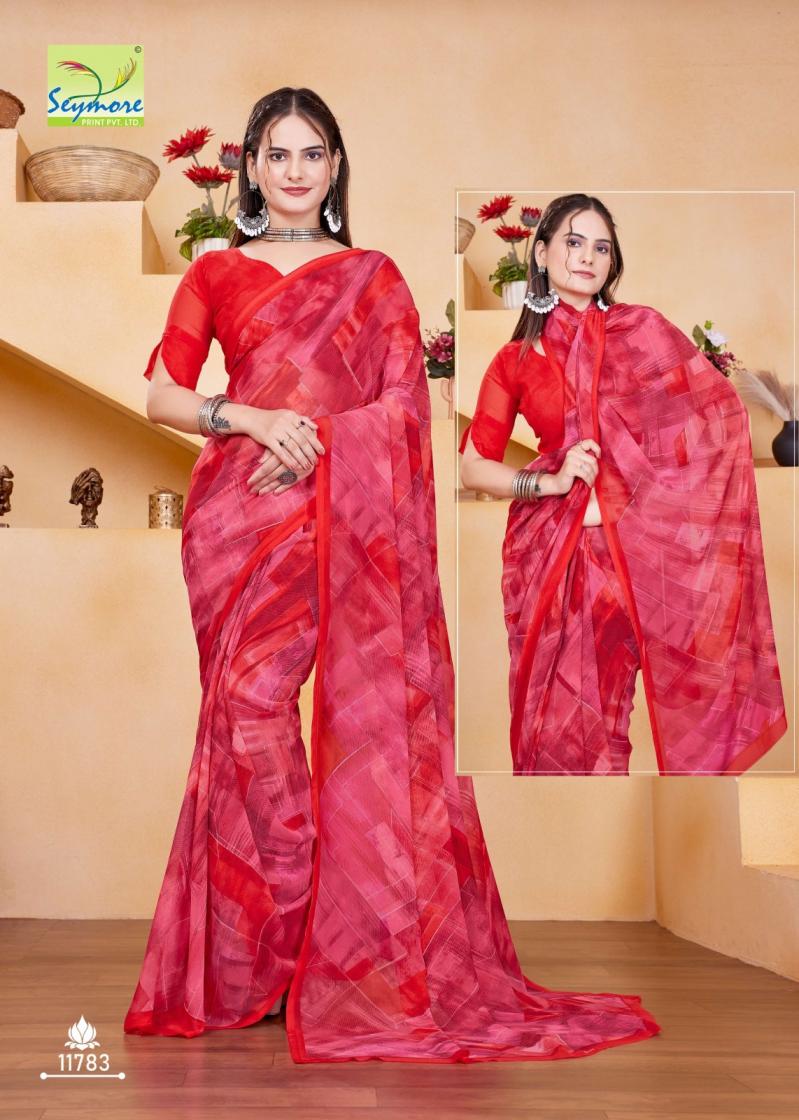 CHAMPA VOL 14 BY SEYMORE PRINT GEORGETTE NEW DESIGN SAREE 2025