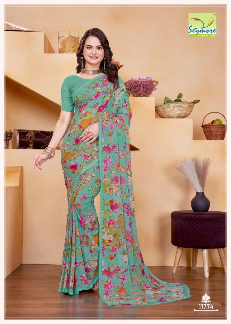CHAMPA VOL 14 BY SEYMORE PRINT GEORGETTE NEW DESIGN SAREE 2025