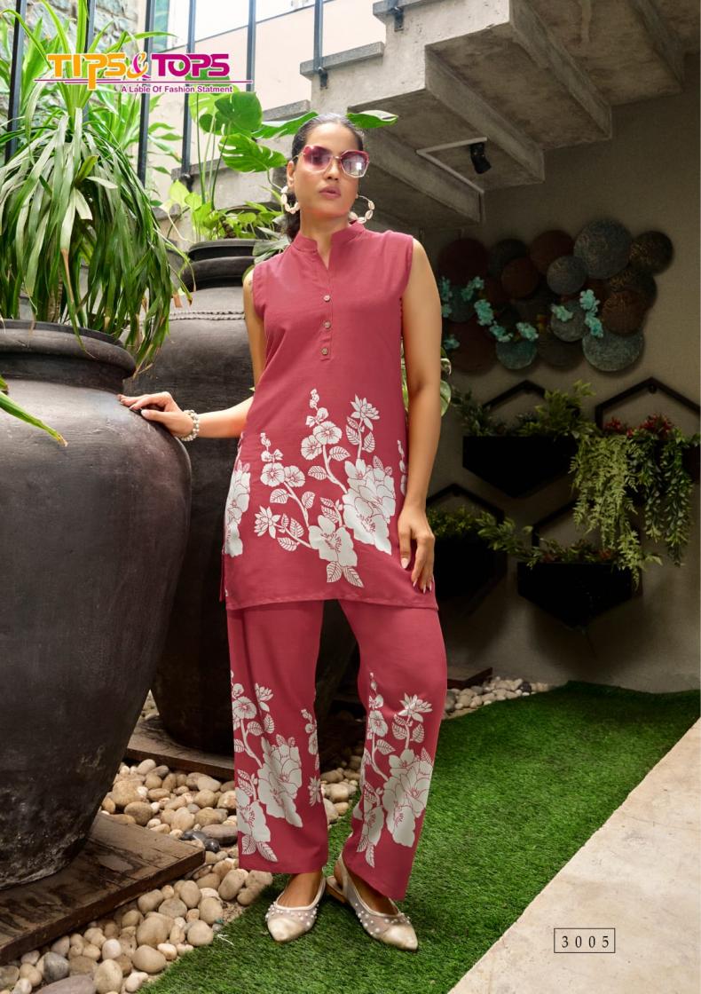 TIPS & TOPS SUMMER BEAUTY VOL 3 FULL STITCH RAYON CO-ORD SETS 