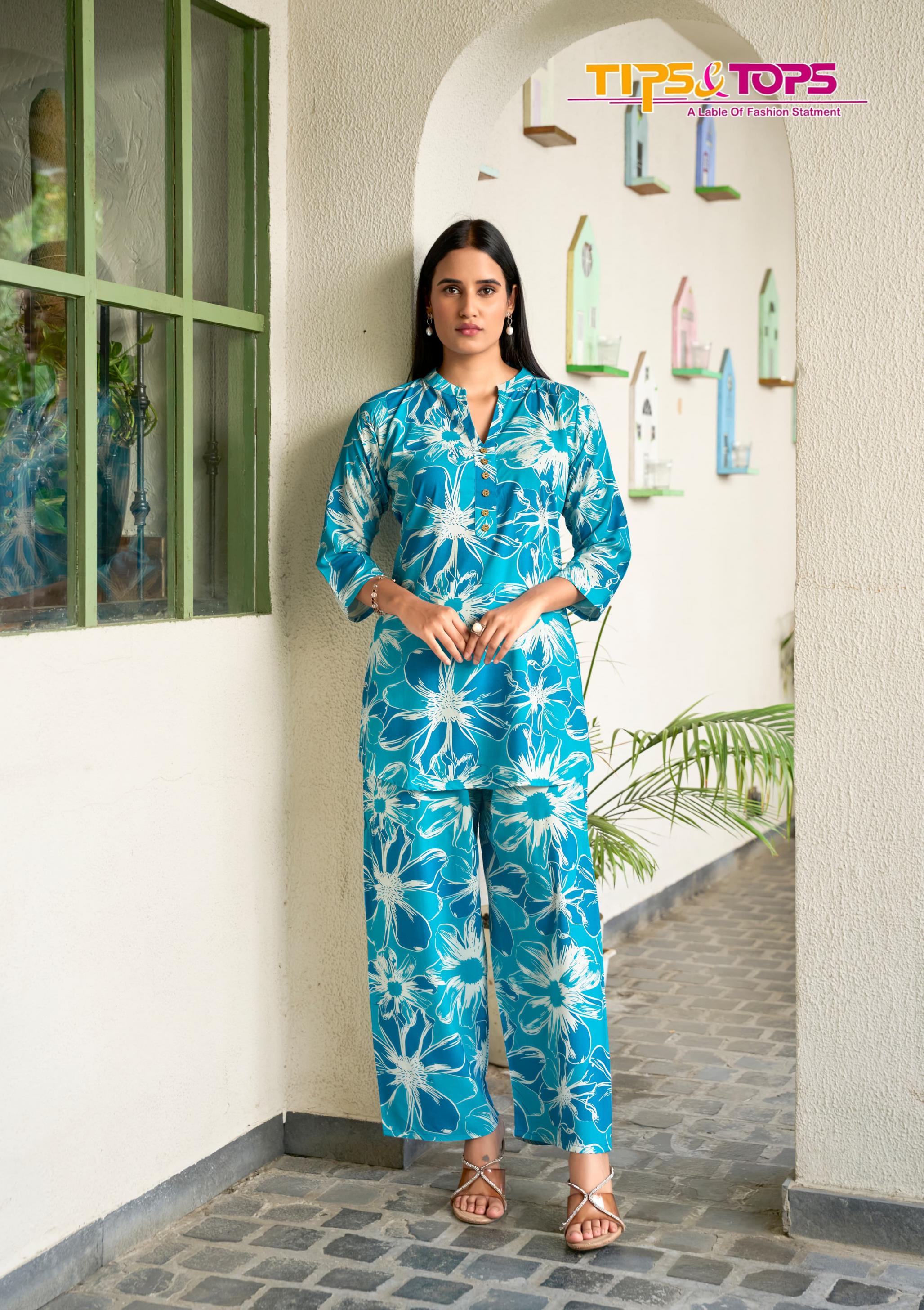 FASHION BEATS VOL 12 BY TIPS & TOPS RAYON CLASSIC READYMADE CO-ORD SETS 