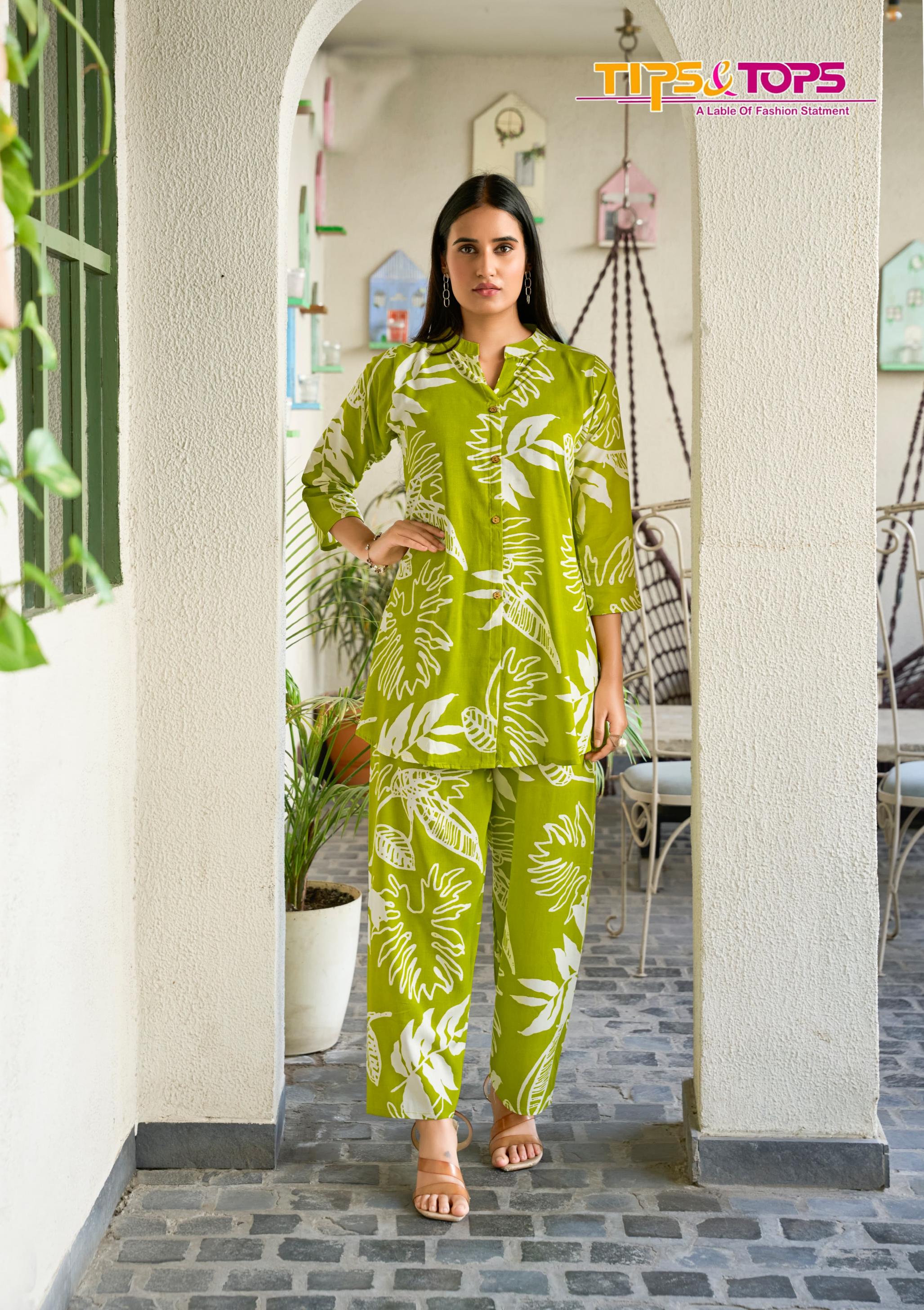 FASHION BEATS VOL 12 BY TIPS & TOPS RAYON CLASSIC READYMADE CO-ORD SETS 