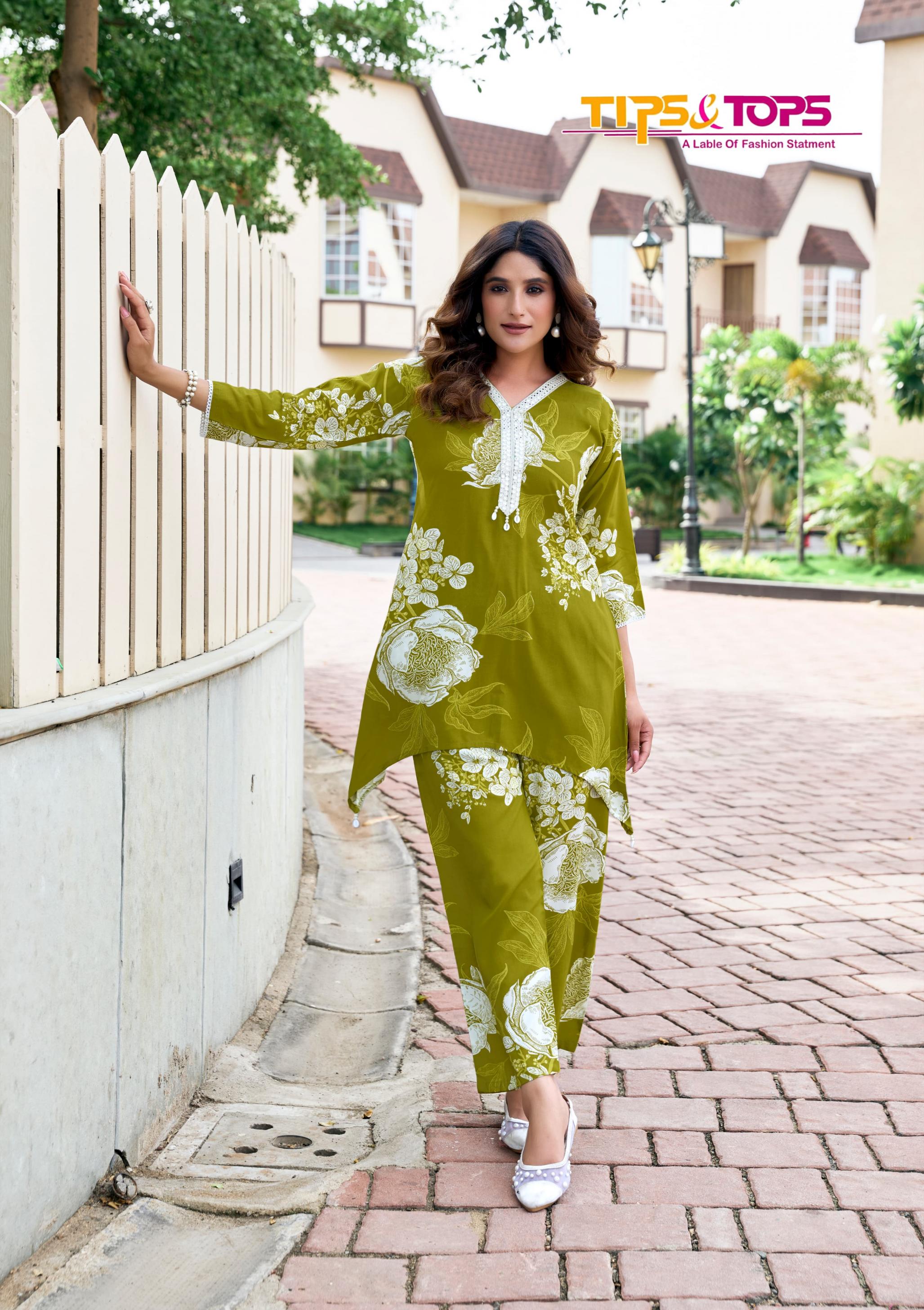 LIFESTYLE VOL 2 BY TIPS & TOPS RAYON READYMADE STYLISH CO-ORD FOR WOMENS 