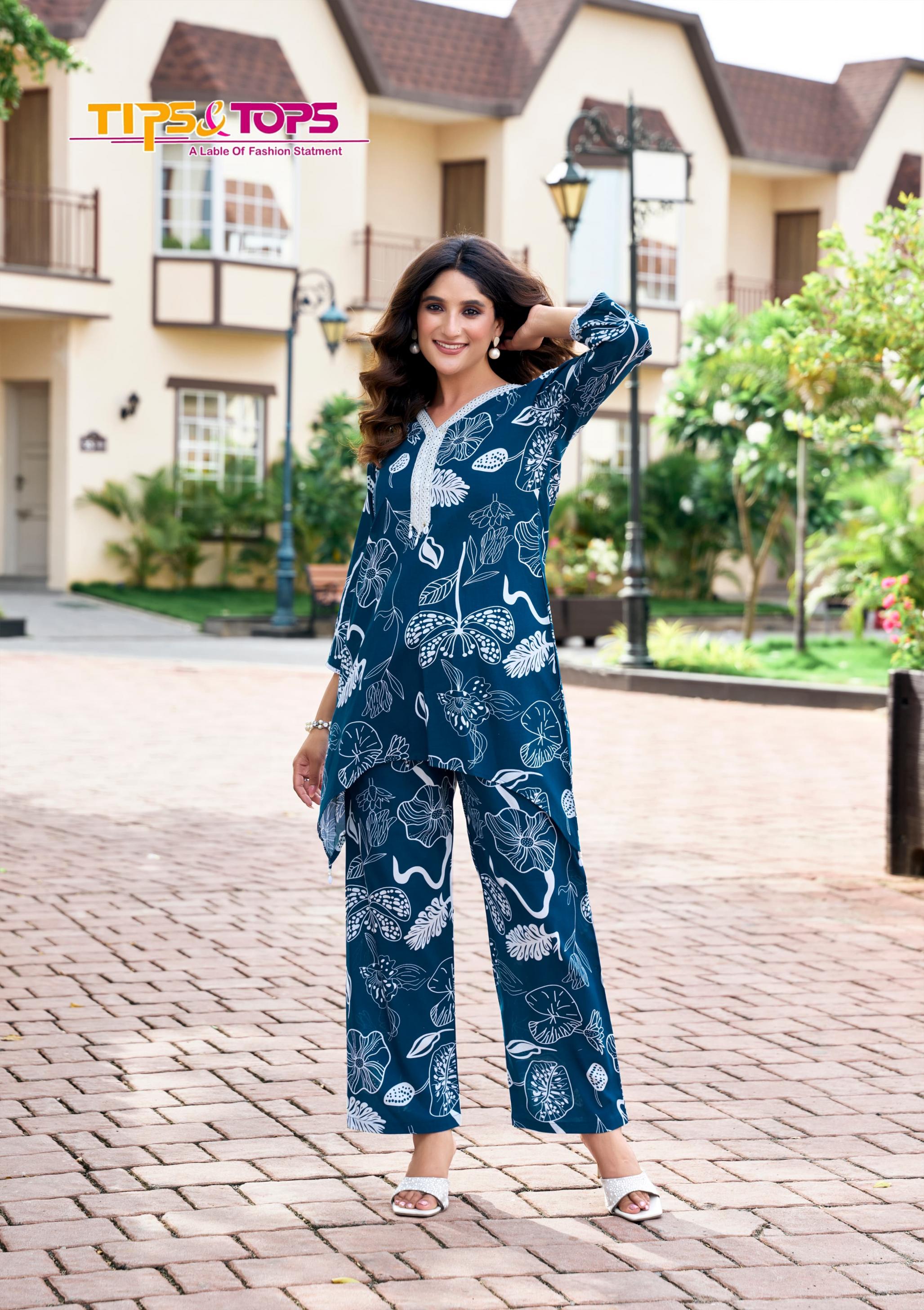 LIFESTYLE VOL 2 BY TIPS & TOPS RAYON READYMADE STYLISH CO-ORD FOR WOMENS 