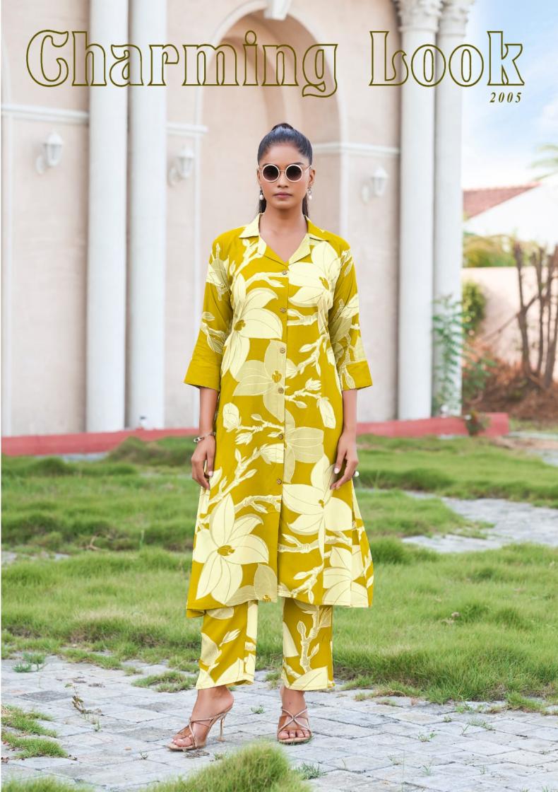 TIPS & TOPS TRENDY TOUCH VOL 2 RAYON CASUAL FULL STITCH CO-ORD SETS 