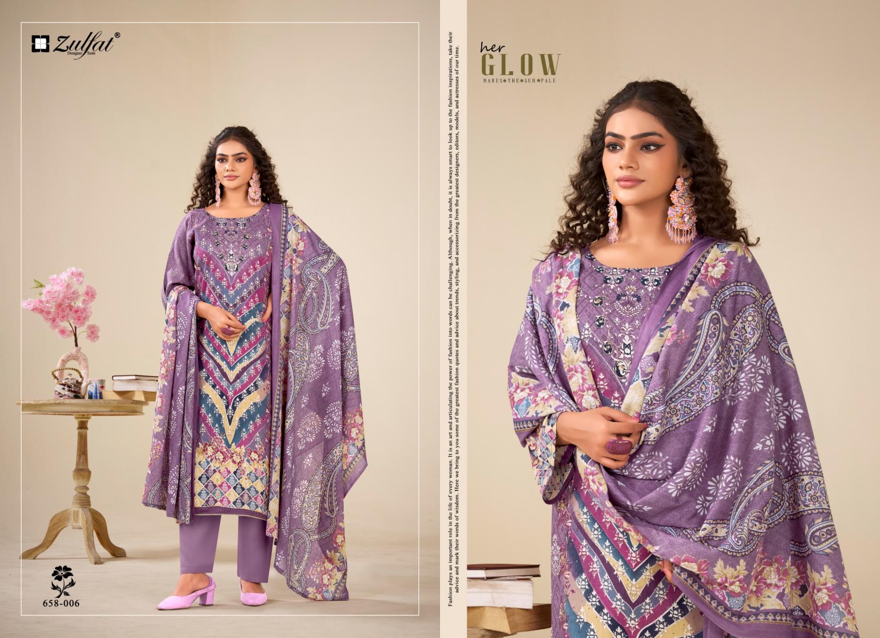 AAYAT VOL 16 BY ZULFAT VISCOSE RAYON STYLISH FANCY DRESS MATERIALS 