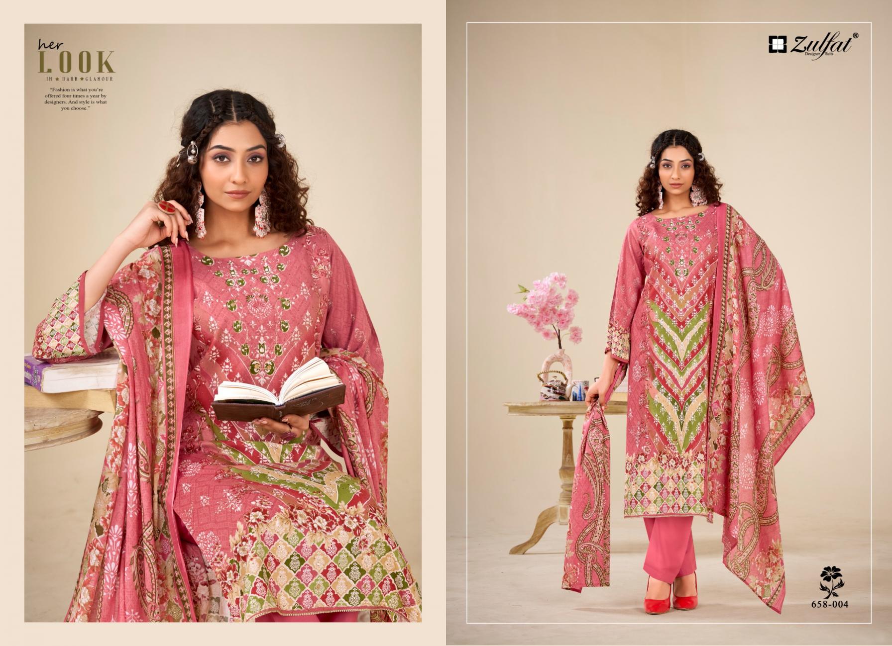 AAYAT VOL 16 BY ZULFAT VISCOSE RAYON STYLISH FANCY DRESS MATERIALS 
