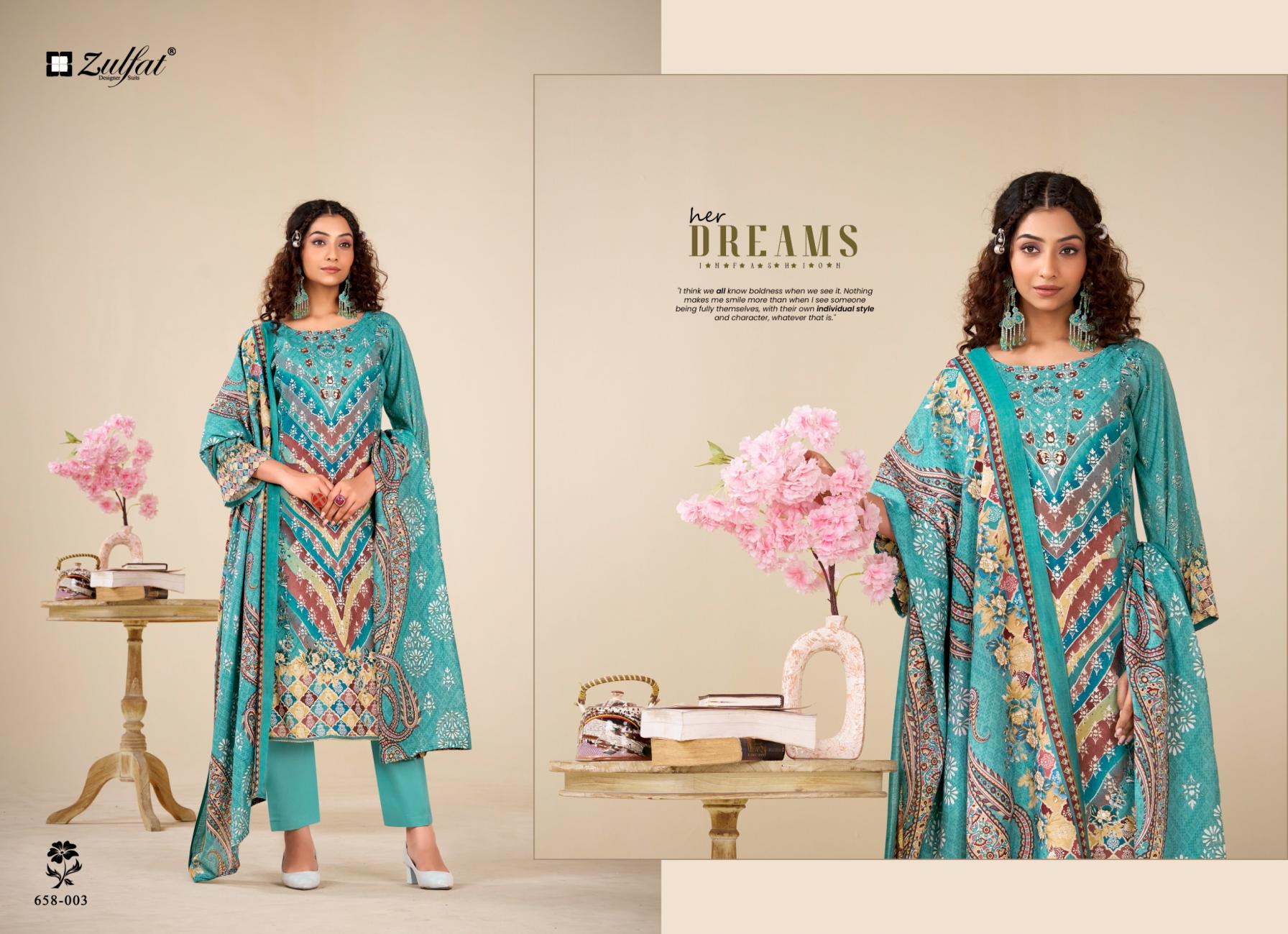 AAYAT VOL 16 BY ZULFAT VISCOSE RAYON STYLISH FANCY DRESS MATERIALS 