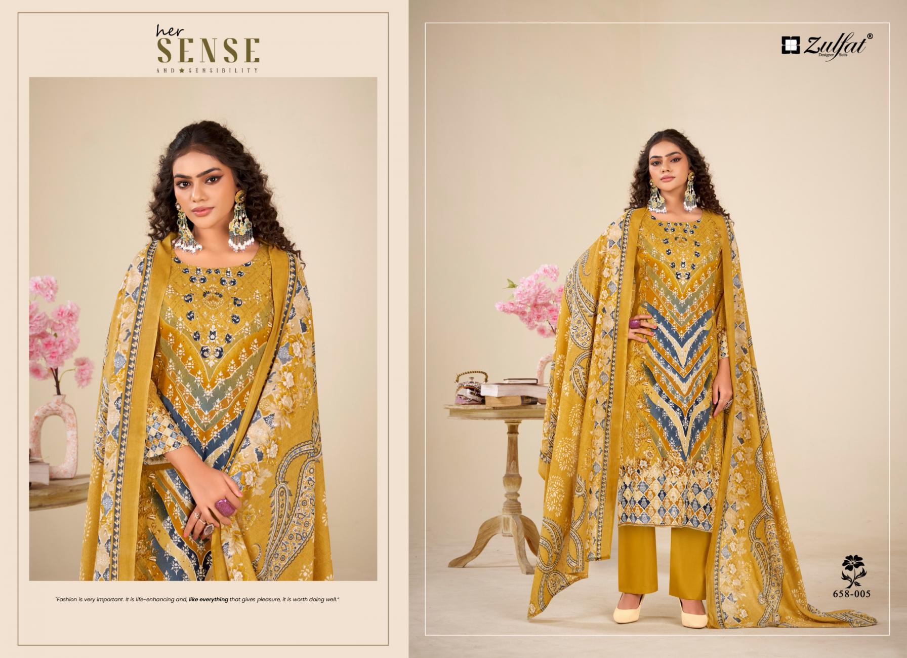 AAYAT VOL 16 BY ZULFAT VISCOSE RAYON STYLISH FANCY DRESS MATERIALS 