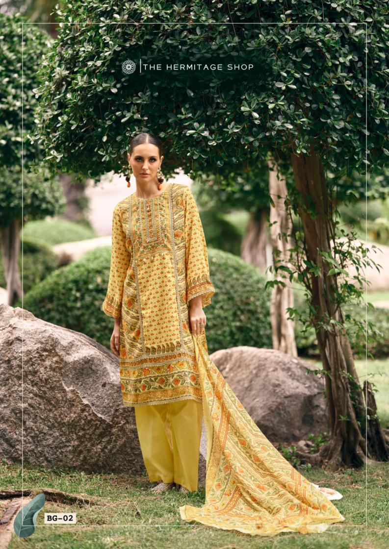 THE HERMITAGE SHOP BAGH EDITION VOL 4 LAWN PAKISTANI SUIT FOR WOMENS 