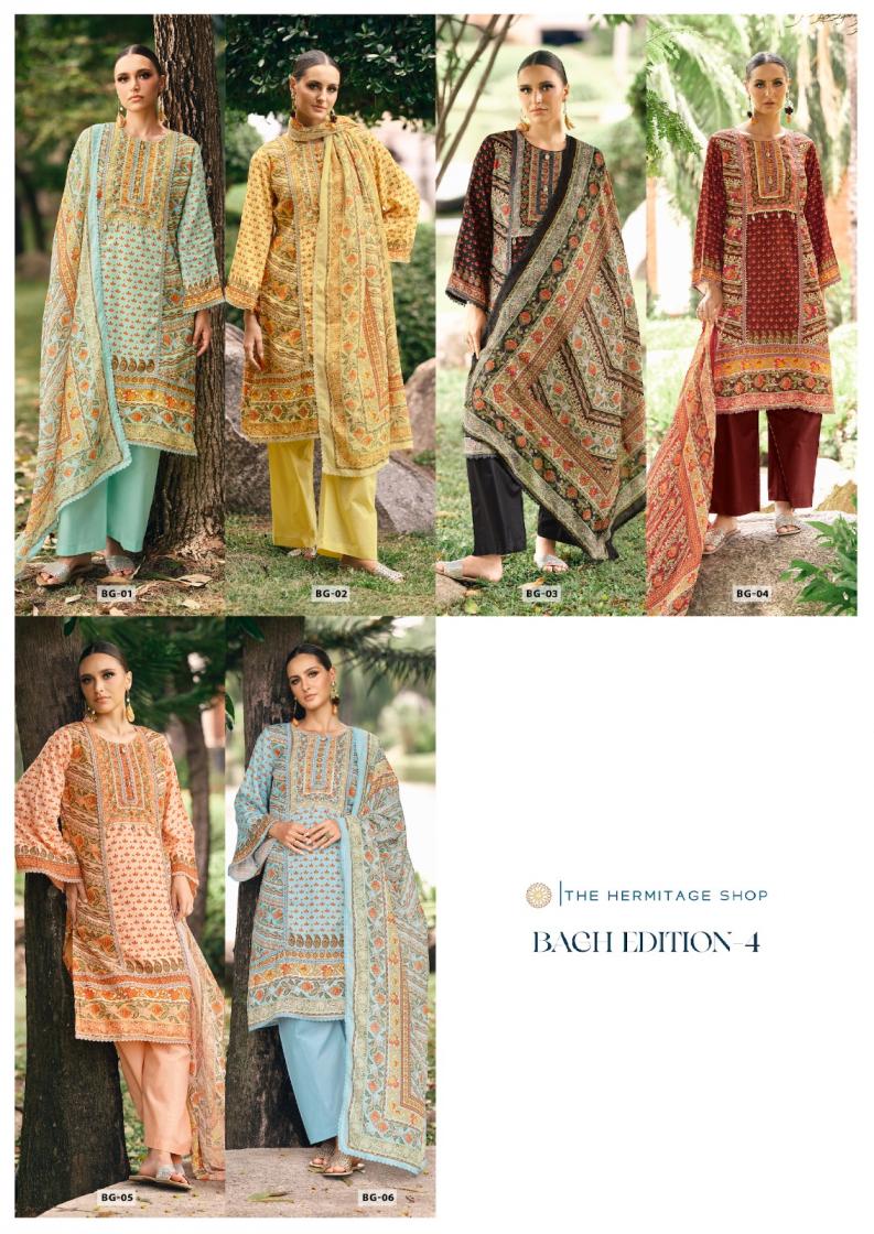 THE HERMITAGE SHOP BAGH EDITION VOL 4 LAWN PAKISTANI SUIT FOR WOMENS 