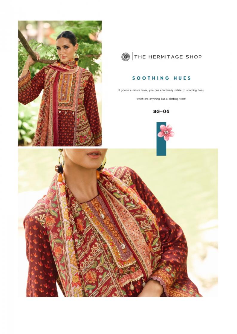 THE HERMITAGE SHOP BAGH EDITION VOL 4 LAWN PAKISTANI SUIT FOR WOMENS 