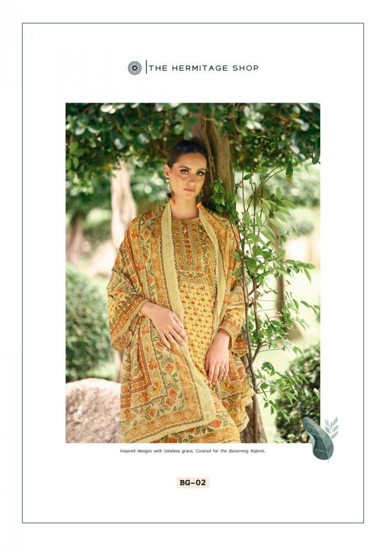 THE HERMITAGE SHOP BAGH EDITION VOL 4 LAWN PAKISTANI SUIT FOR WOMENS 