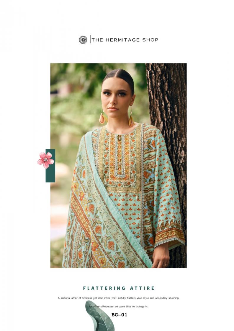 THE HERMITAGE SHOP BAGH EDITION VOL 4 LAWN PAKISTANI SUIT FOR WOMENS 