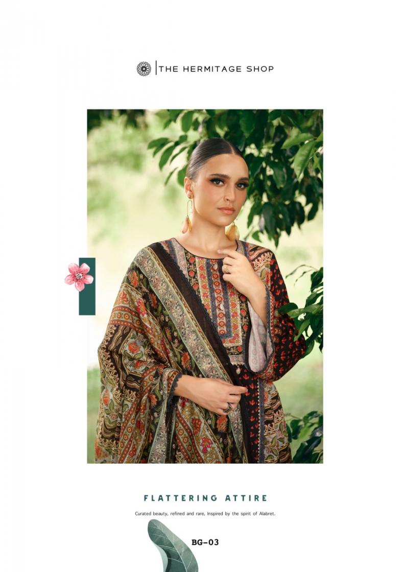 THE HERMITAGE SHOP BAGH EDITION VOL 4 LAWN PAKISTANI SUIT FOR WOMENS 