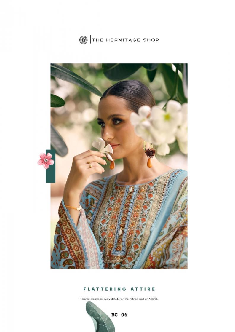 THE HERMITAGE SHOP BAGH EDITION VOL 4 LAWN PAKISTANI SUIT FOR WOMENS 