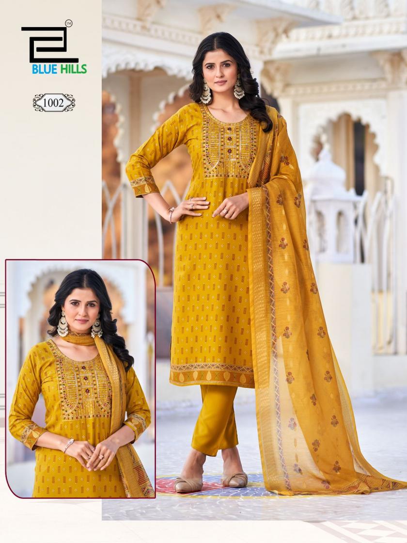 DUPATTA WORLD BY BLUE HILLS RAYON CLASSIC PLUS SIZE FULL STITCH SUITS 